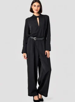 Combi-pantalon Mango Noir
