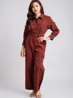 Combi-pantalon Mango Rouge