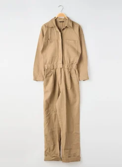 Combi-pantalon Massimo Dutti Marron Manches Longues