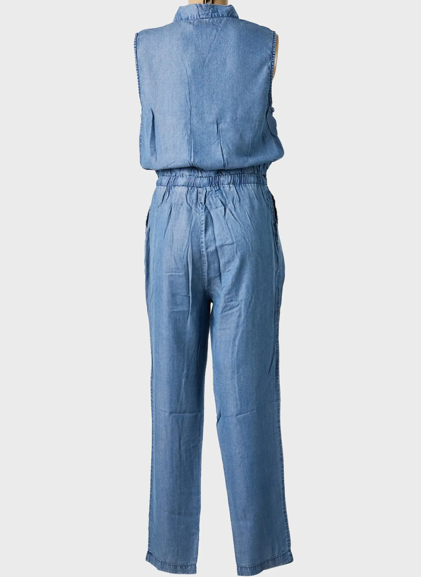 Combi-pantalon Molly Bracken Bleu Sans Manche