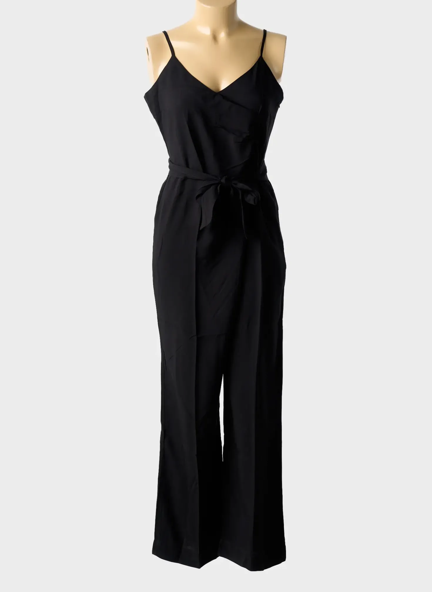 Combi-pantalon Nü Noir Fines Bretelles