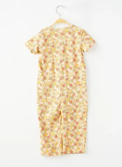 Combi-pantalon Noppies Jaune Manches Courtes