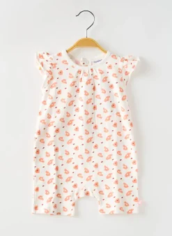 Combi-pantalon Noukie's Blanc Manches Courtes