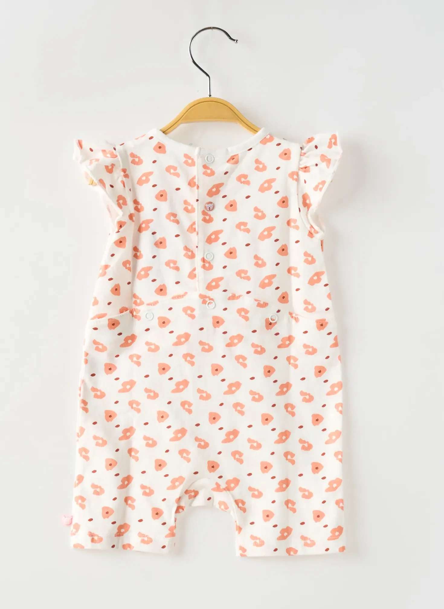 Combi-pantalon Noukie's Blanc Manches Courtes