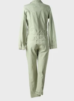 Combi-pantalon Onado Vert Manches Longues