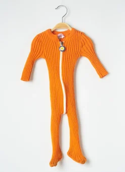 Combi-pantalon Ozona Orange Manches Longues