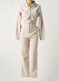 Combi-pantalon Pako Litto Beige Manches Longues