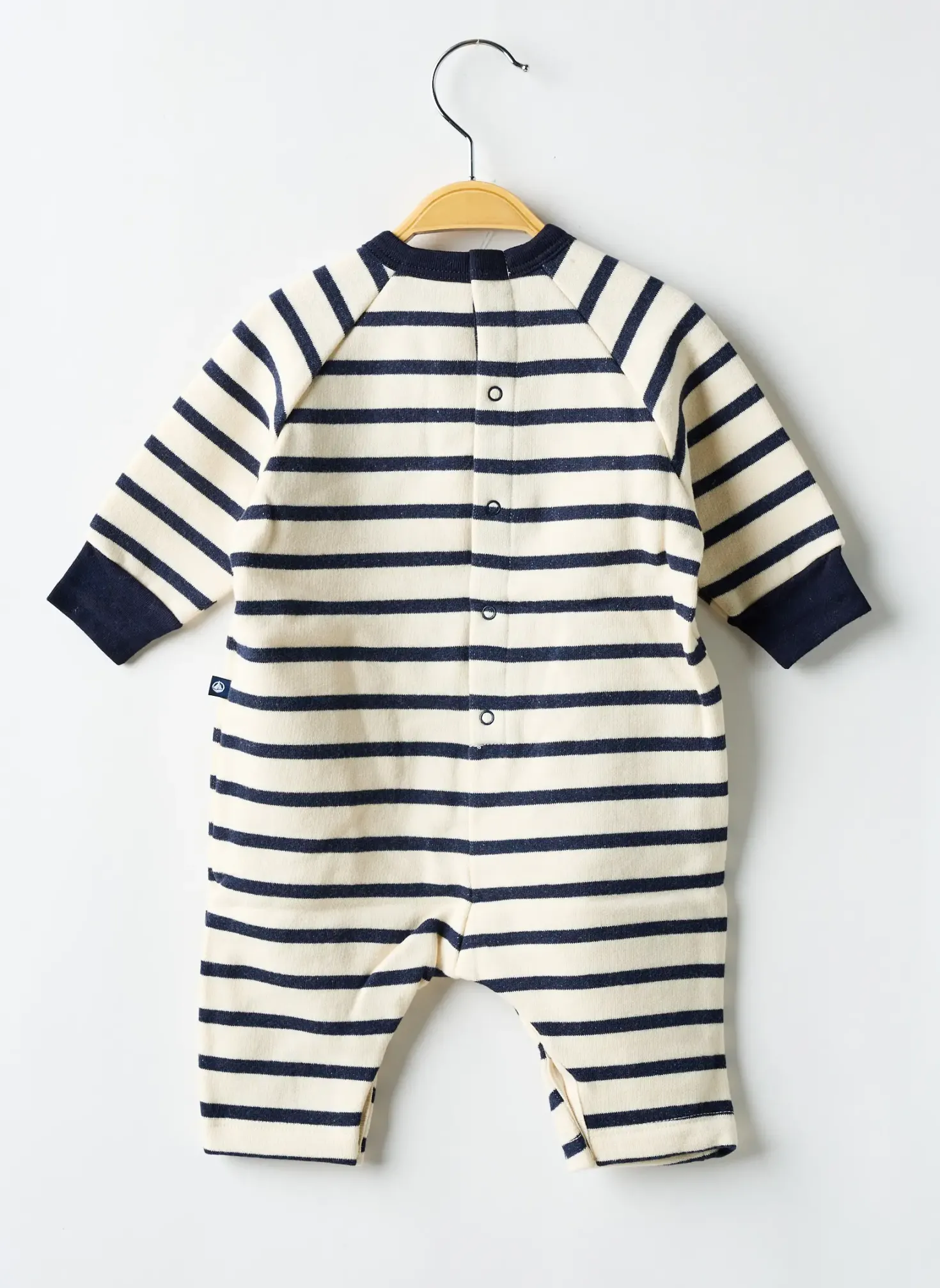 Combi-pantalon Petit Bateau Bleu Manches Longues