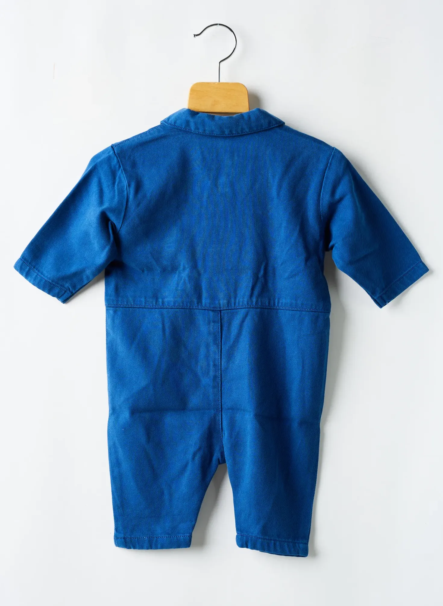 Combi-pantalon Petit Bateau Bleu Manches Longues
