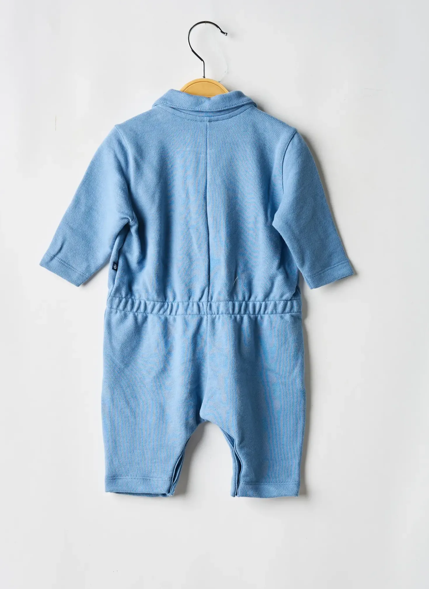Combi-pantalon Petit Bateau Bleu Manches Longues