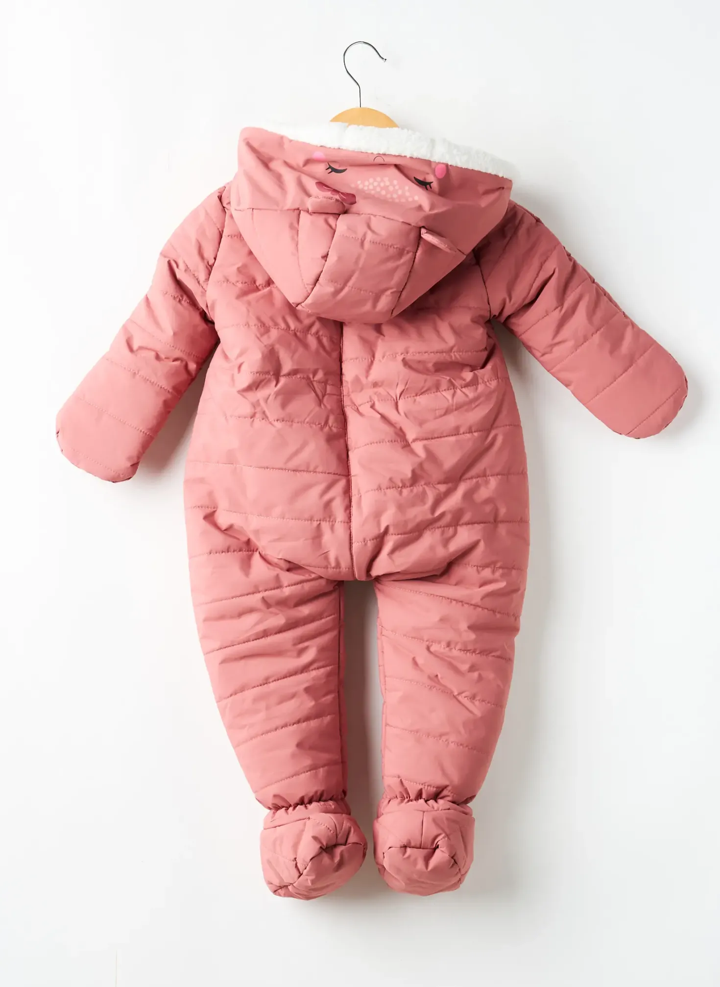 Combi-pantalon Petit Beguin Rose Manches Longues