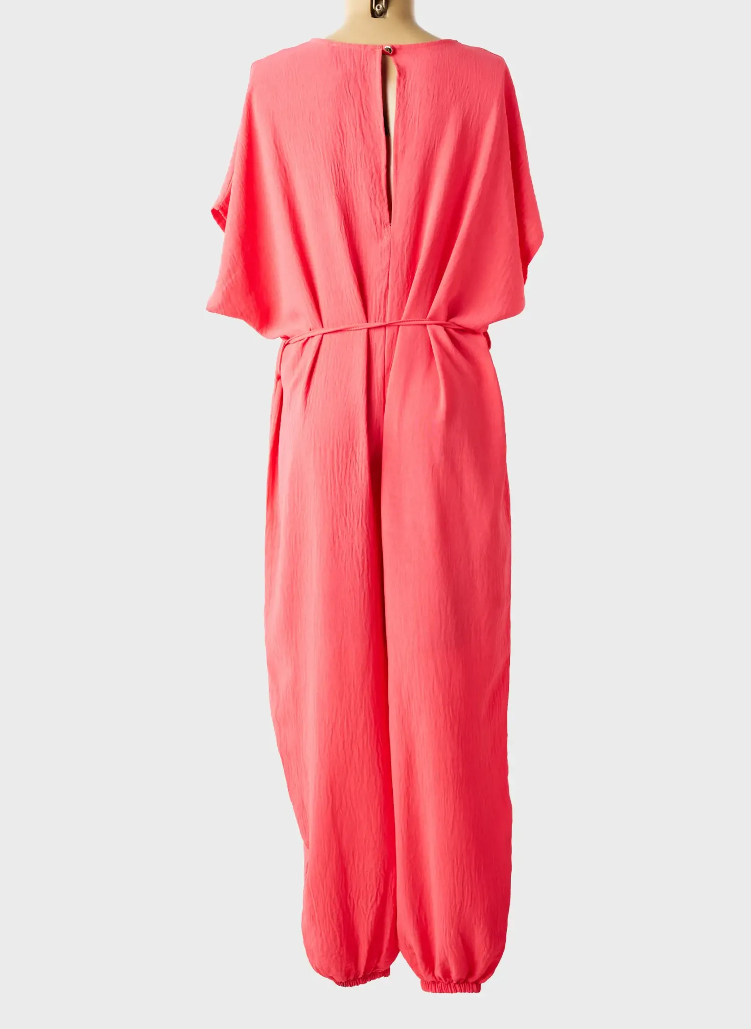 Combi-pantalon Quatre Vingt Jours Rouge Manches Courtes