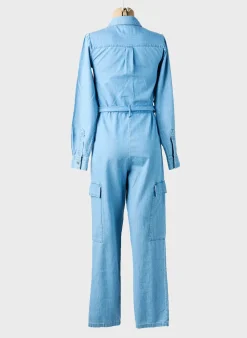 Combi-pantalon Riani Bleu Manches Longues