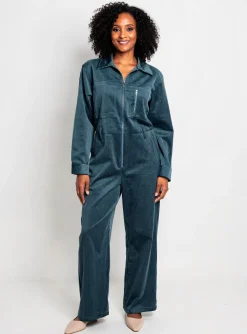 Combi-pantalon Rue Mazarine Bleu Manches Longues