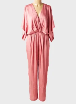 Combi-pantalon See U Soon Rose Manches Courtes