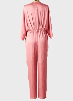 Combi-pantalon See U Soon Rose Manches Courtes