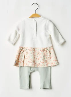 Combi-pantalon Sucre D'orge Blanc Manches Longues