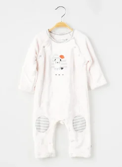 Combi-pantalon Sucre D'orge Blanc Manches Longues