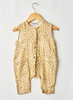 Combi-pantalon Tocoto Vintage Jaune Sans Manche