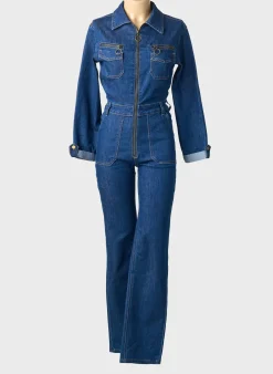 Combi-pantalon Toxik3 Bleu Manches Longues