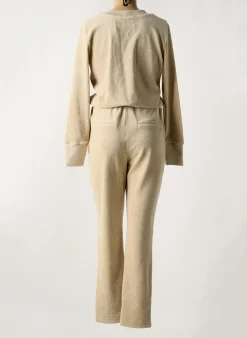 Combi-pantalon Yaya Beige Manches Longues