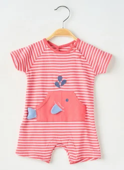Combishort Boboli Rose Manches Longues