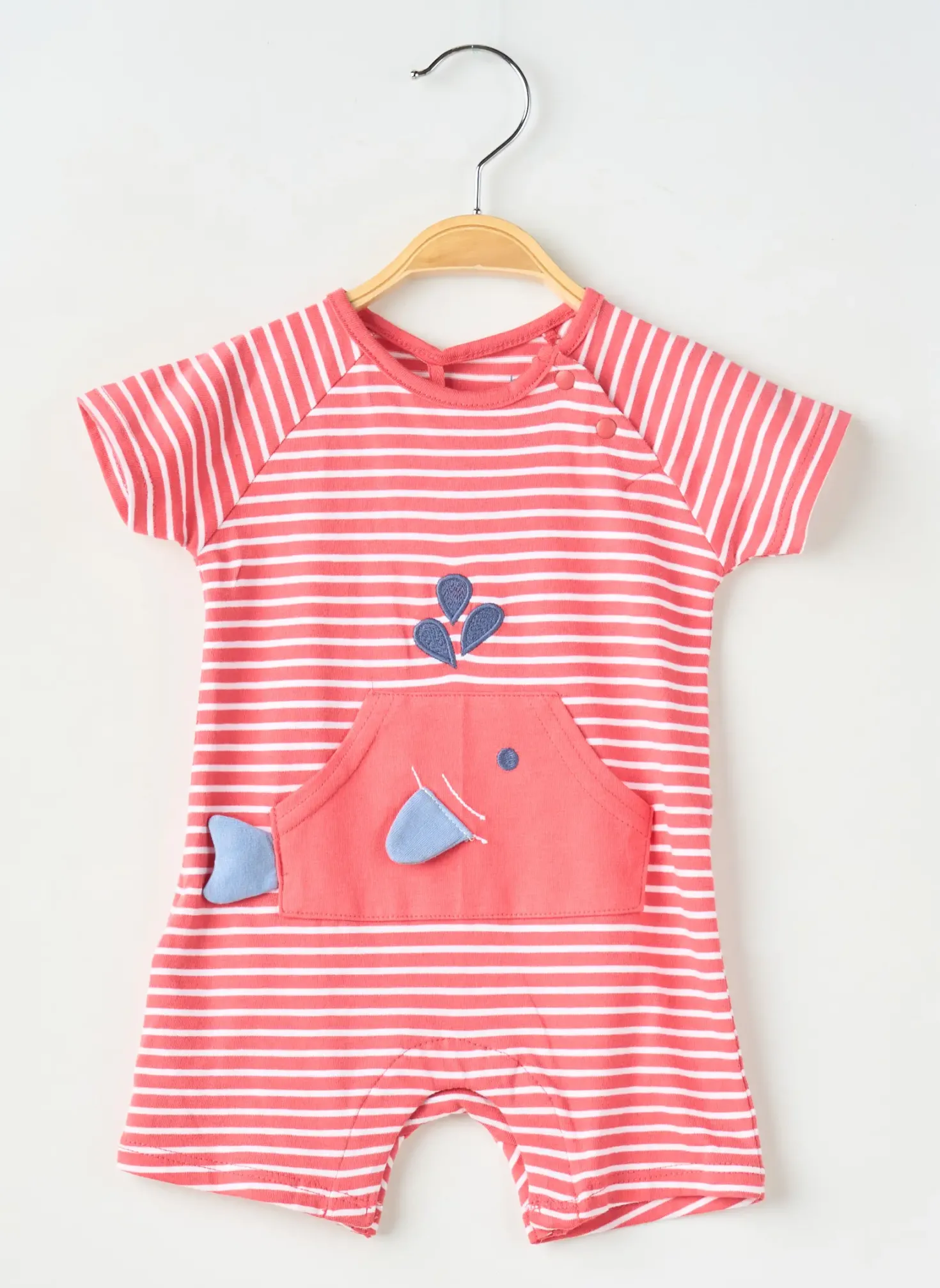Combishort Boboli Rose Manches Longues