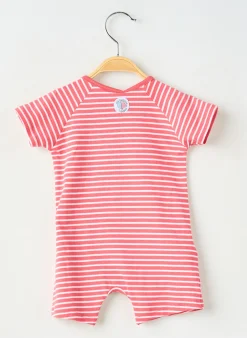 Combishort Boboli Rose Manches Longues