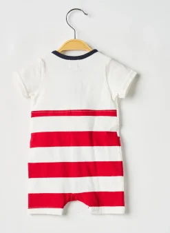 Combishort Elle Est Ou La Mer Rouge Manches Courtes