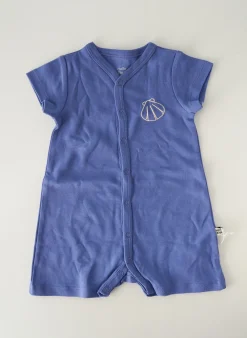 Combishort Hello Elaé Bleu Manches Courtes