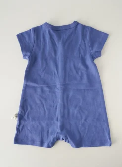 Combishort Hello Elaé Bleu Manches Courtes