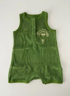 Combishort Hello Elaé Vert Sans Manche