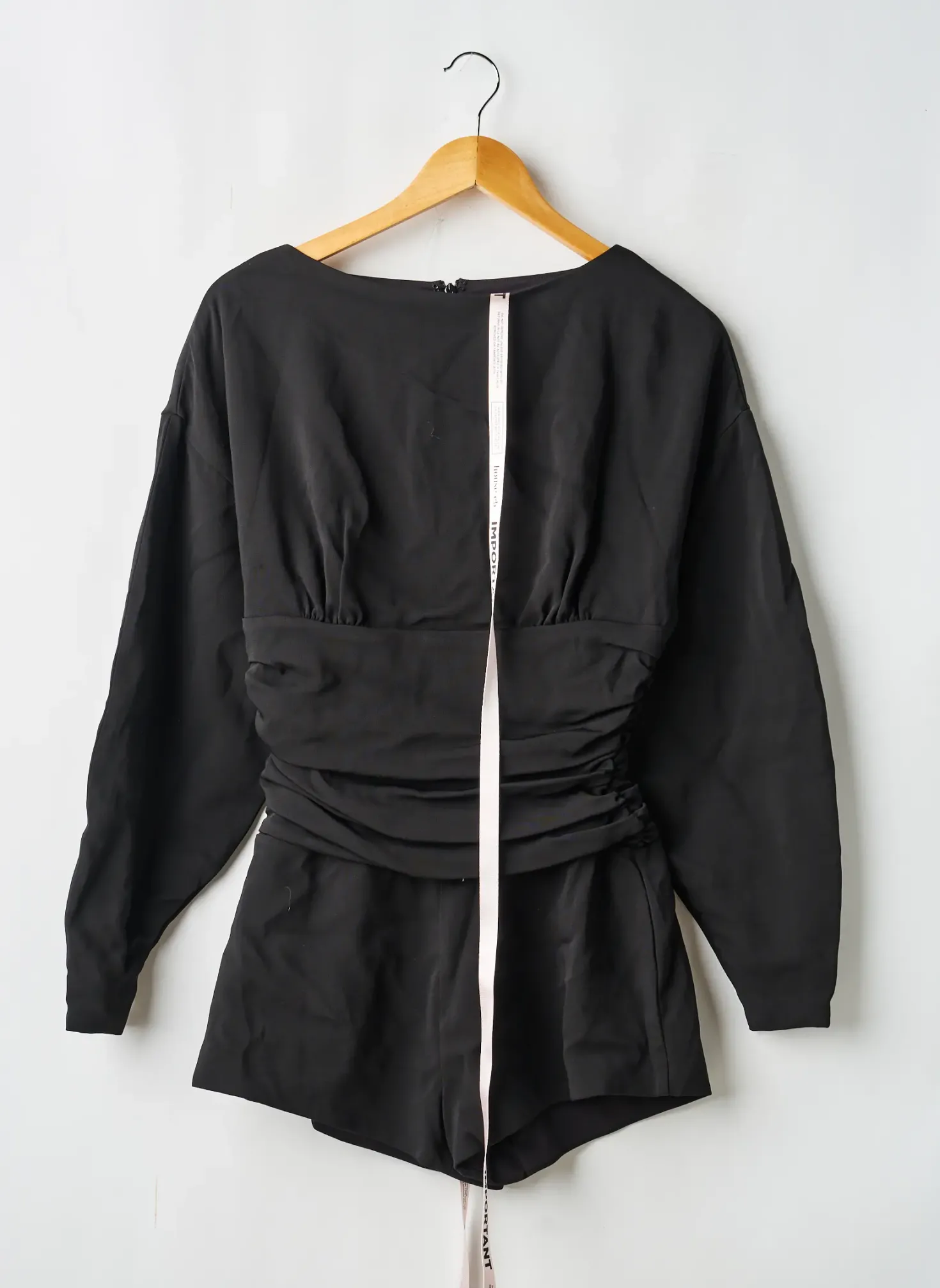 Combishort House Of Cb London Noir Manches Longues