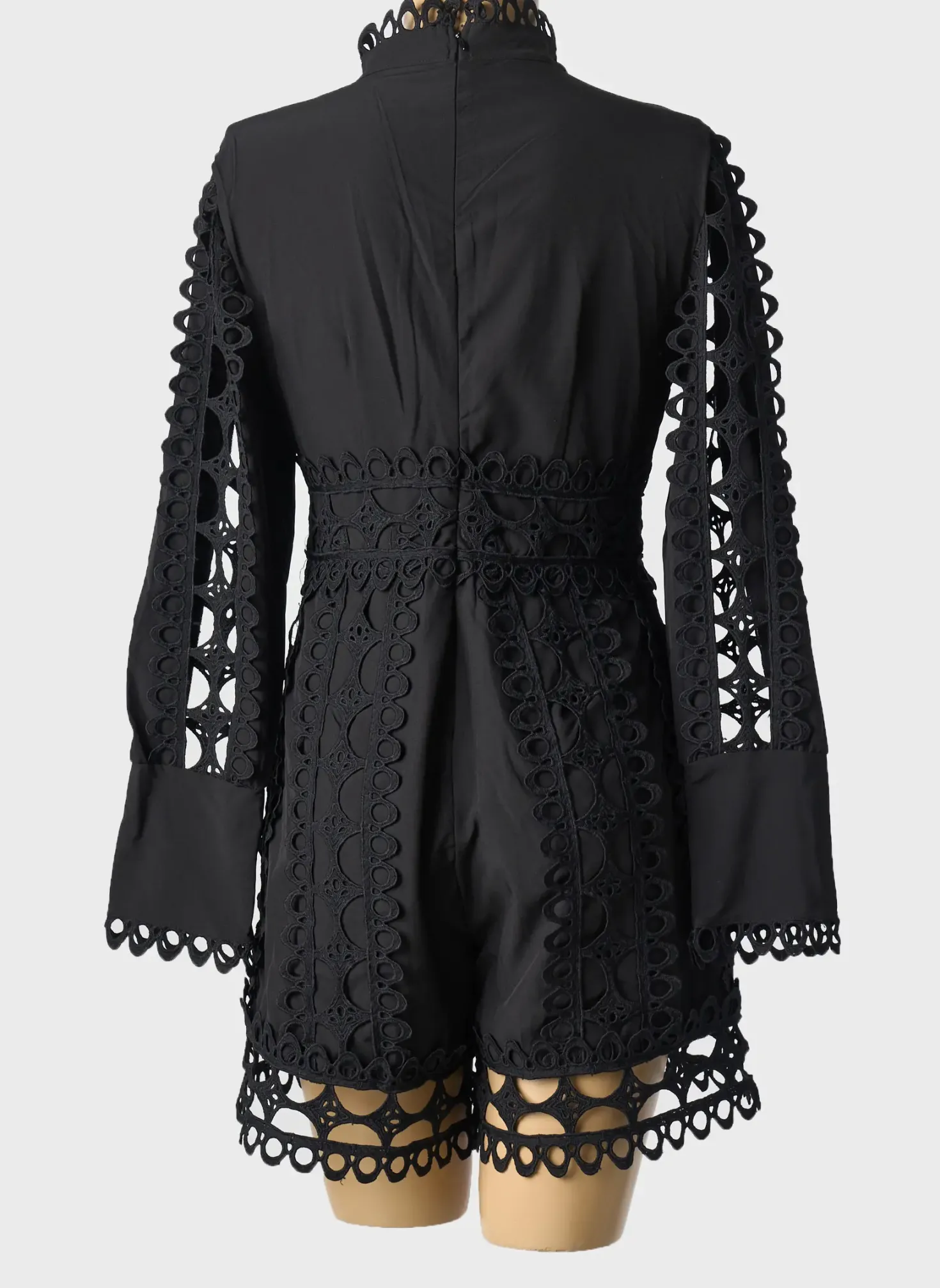 Combishort Lamiar Noir Manches Longues
