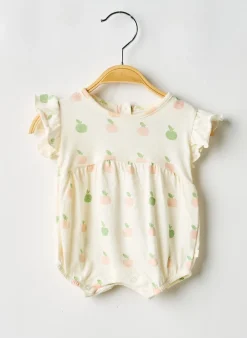 Combishort Les Petites Choses Beige Manches Courtes