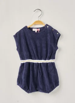 Combishort Lili Gaufrette Bleu