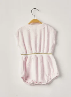 Combishort Lili Gaufrette Rose