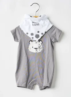 Combishort Mayoral Gris Manches Courtes