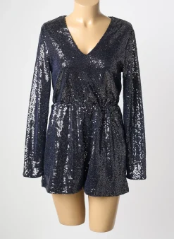 Combishort Tiffosi Bleu Manches Longues