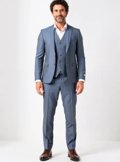 Costume De Ville Di Lorenzo Bleu