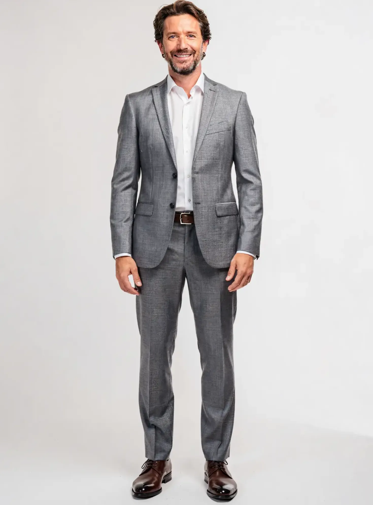 Costume De Ville Olivier Strelli Gris