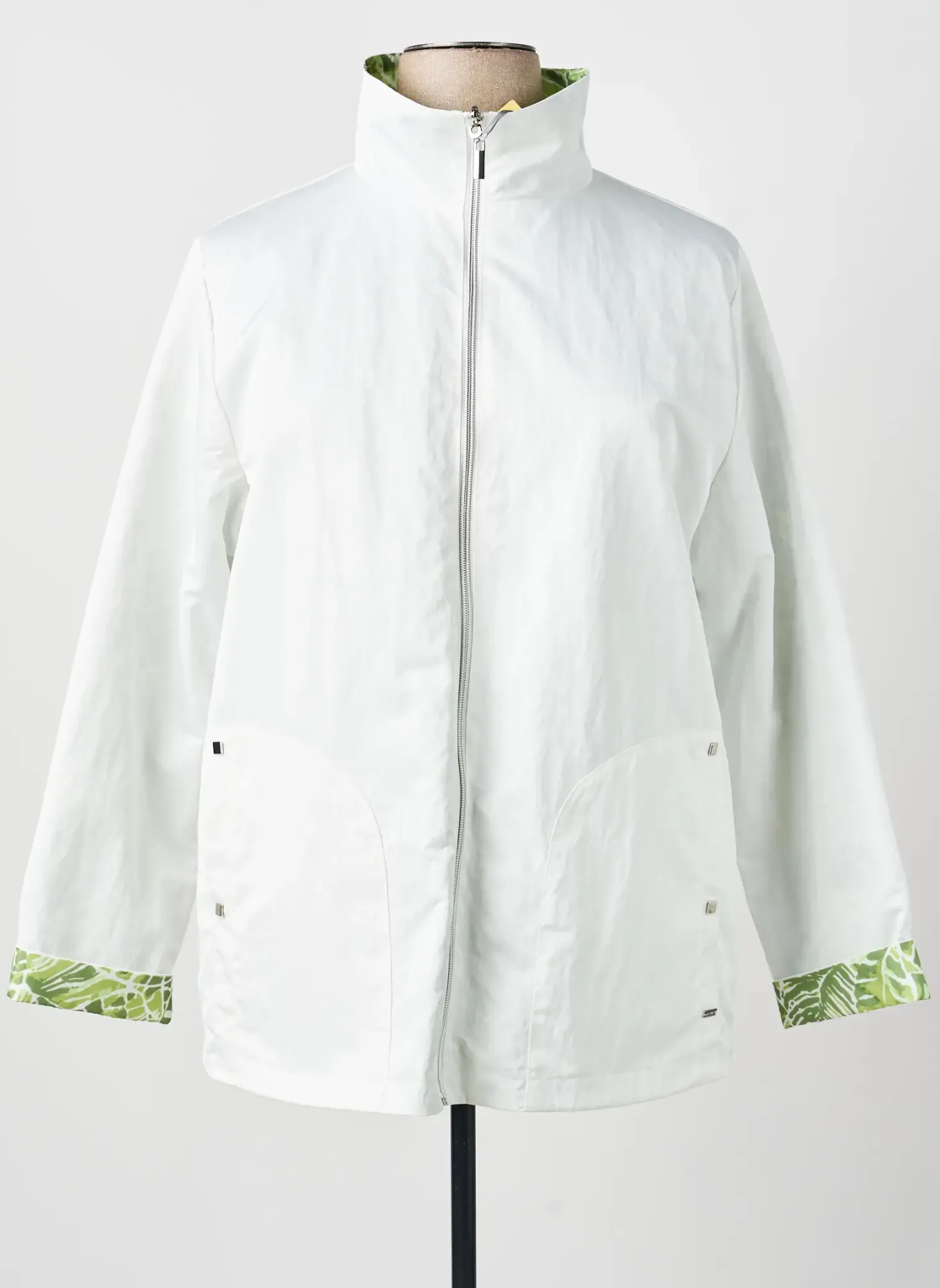 Coupe-vent Mcm Blanc Sans Capuche