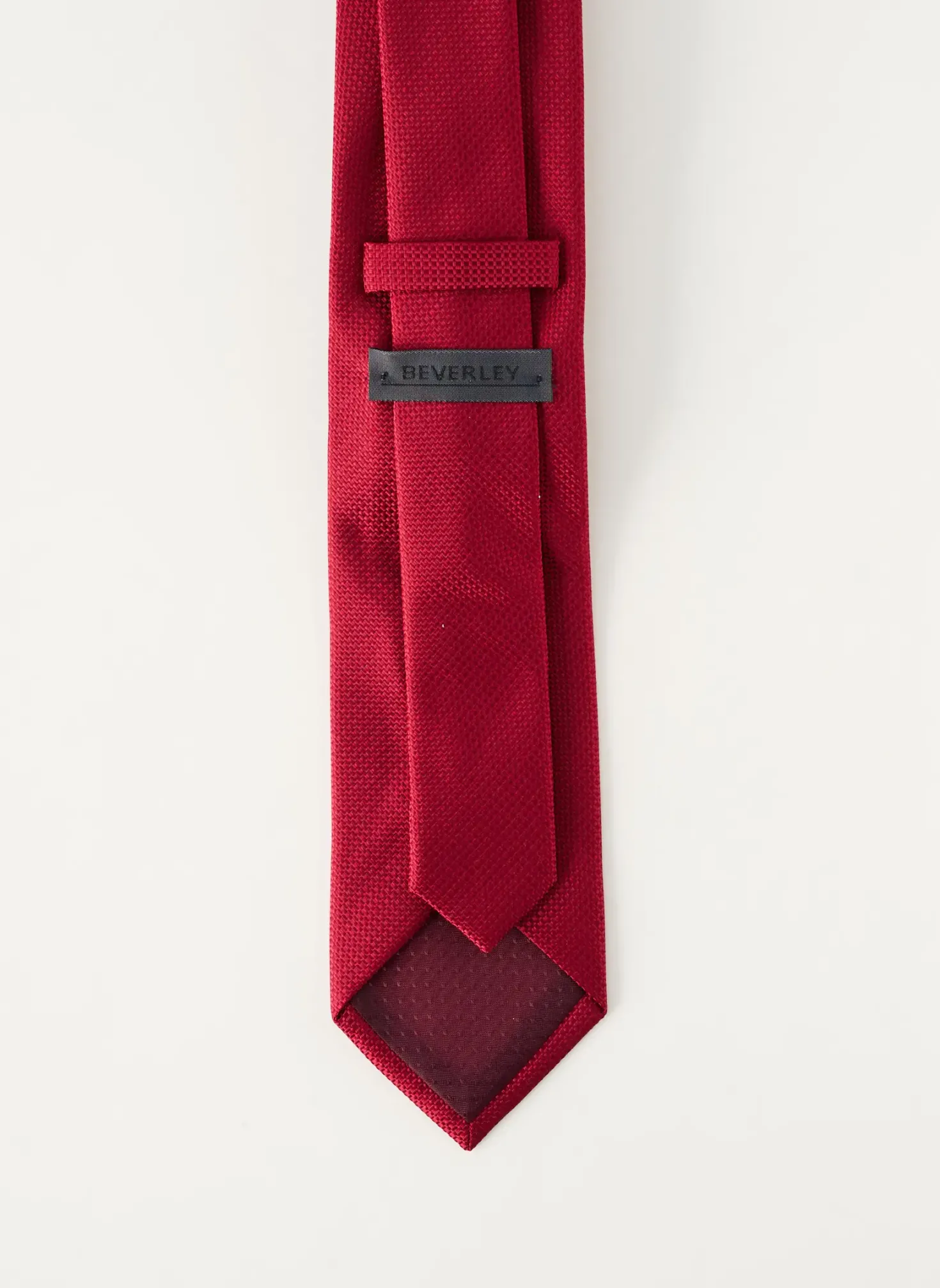 Cravate Beverley Rouge