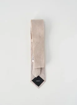 Cravate Mango Beige