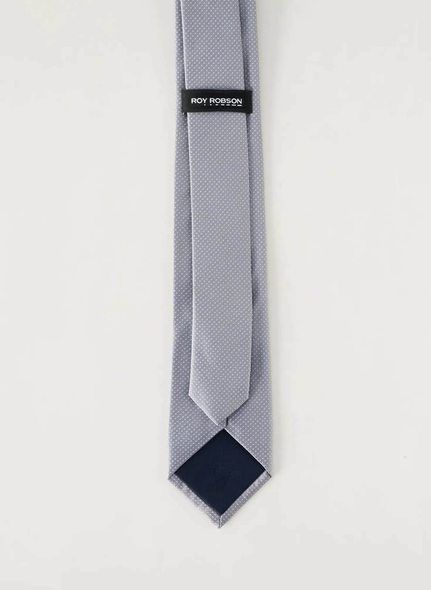 Cravate Roy Robson Argent