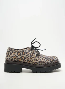 Derbies Alisa Bianchini Beige Talon De 4 À 6cm