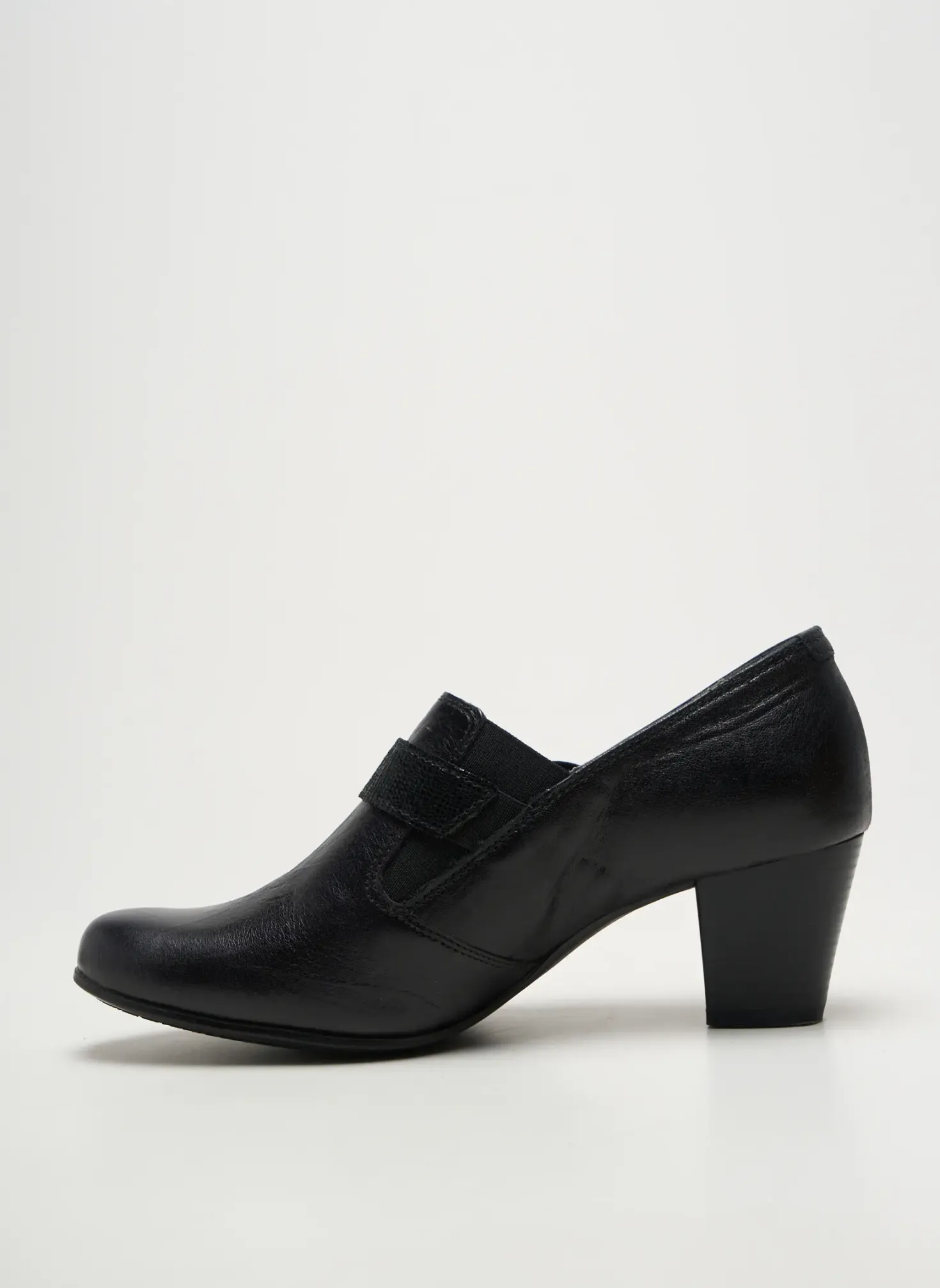 Derbies Alpina Noir Talon De 4 À 6cm