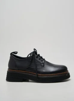 Derbies Bueno Noir Talon De 4 À 6cm
