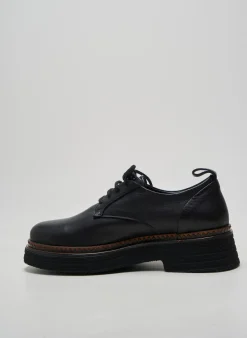 Derbies Bueno Noir Talon De 4 À 6cm