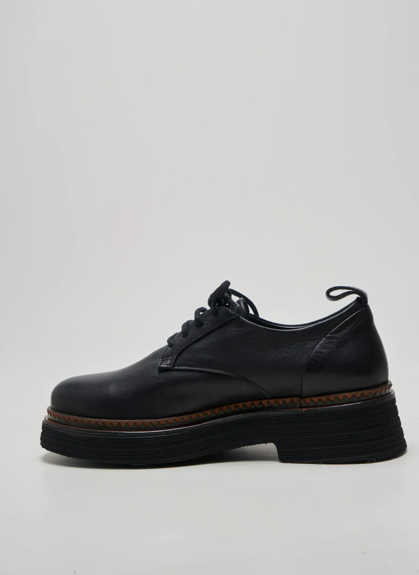 Derbies Bueno Noir Talon De 4 À 6cm